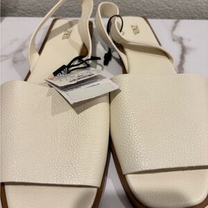 Zara Cream Sandals